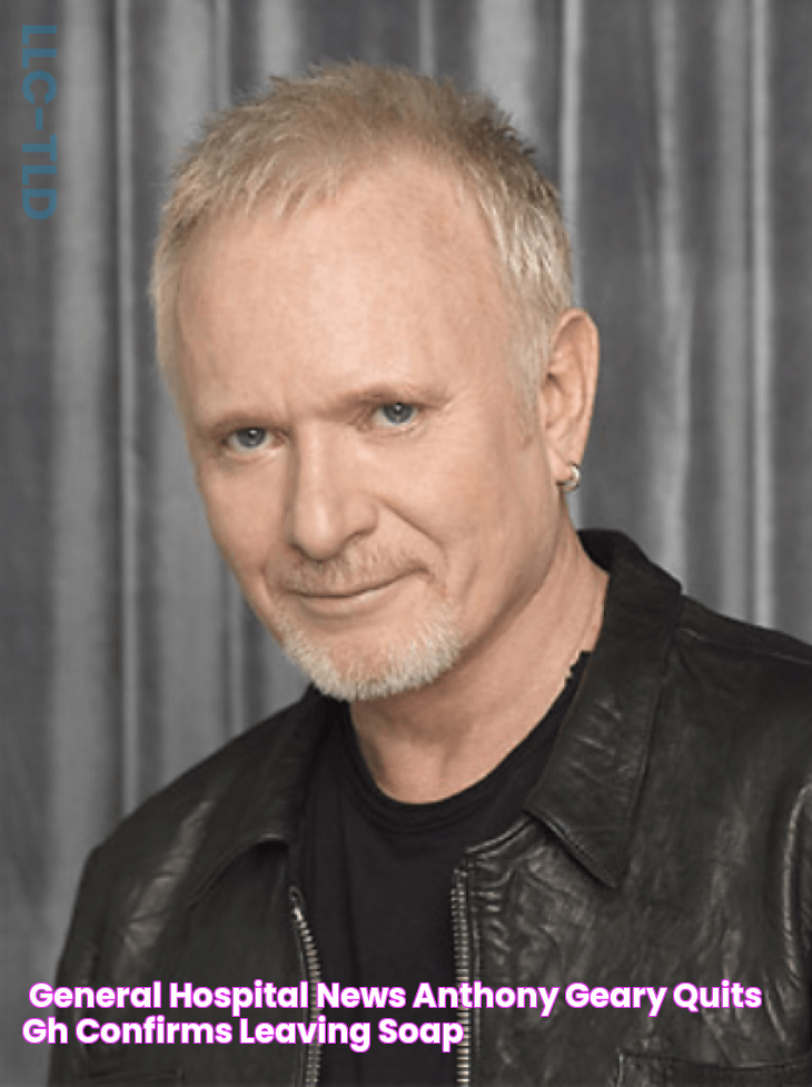 'General Hospital' News Anthony Geary Quits GH, Confirms Leaving Soap