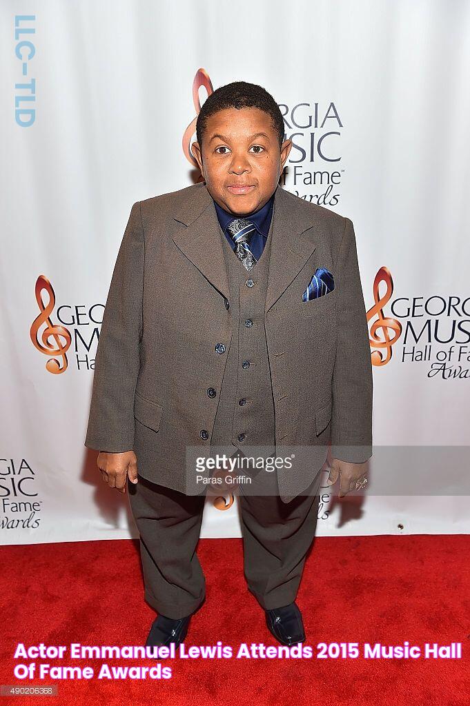 Actor Emmanuel Lewis attends 2015 Music Hall Of Fame Awards