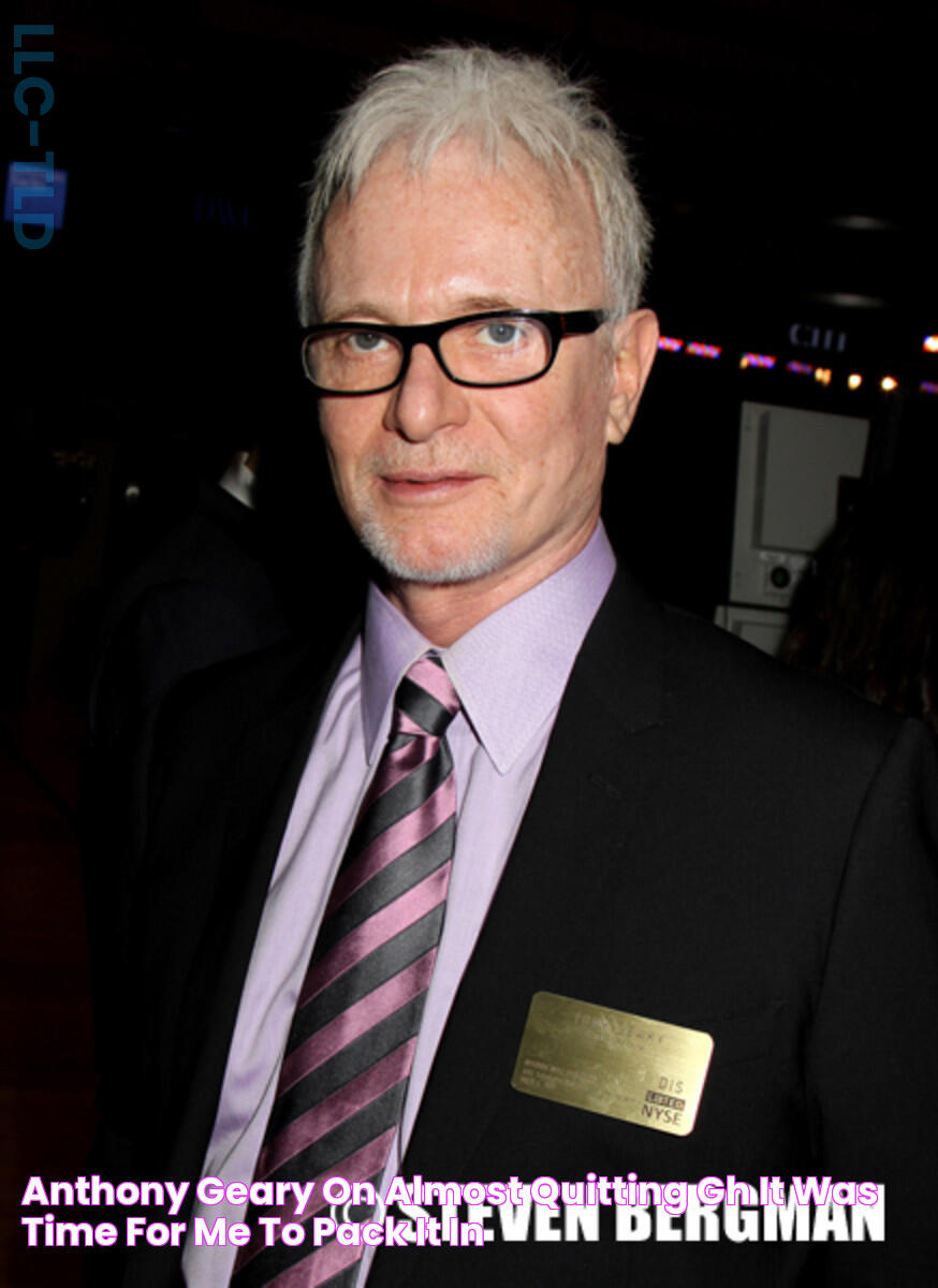 Anthony Geary on Almost Quitting GH "It Was Time For Me to Pack it In