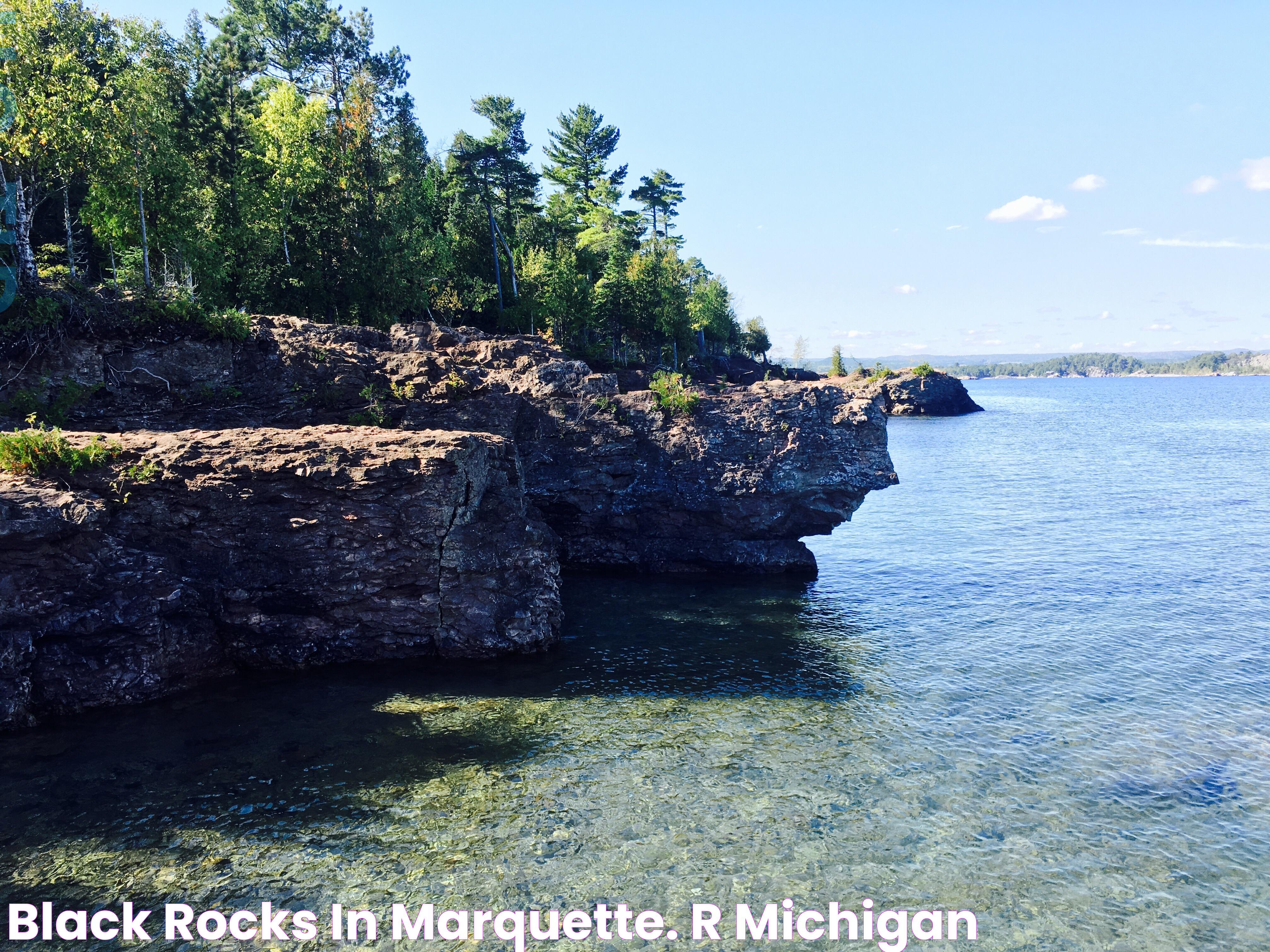 Black rocks in Marquette. r/Michigan