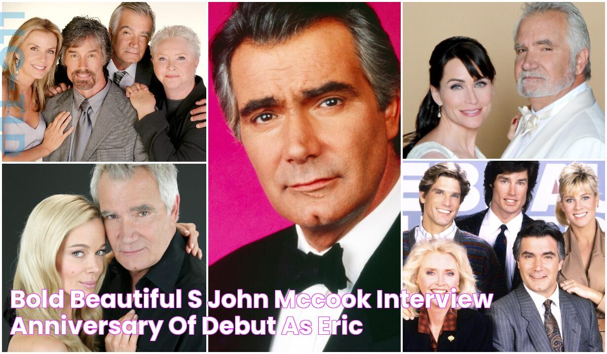 Bold & Beautiful’s John McCook Interview Anniversary of Debut as Eric