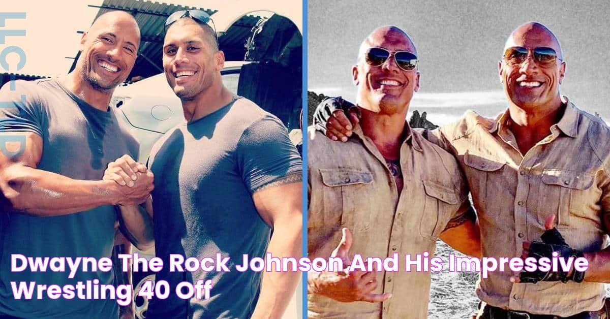 Dwayne 'The Rock' Johnson And His Impressive Wrestling, 40 OFF