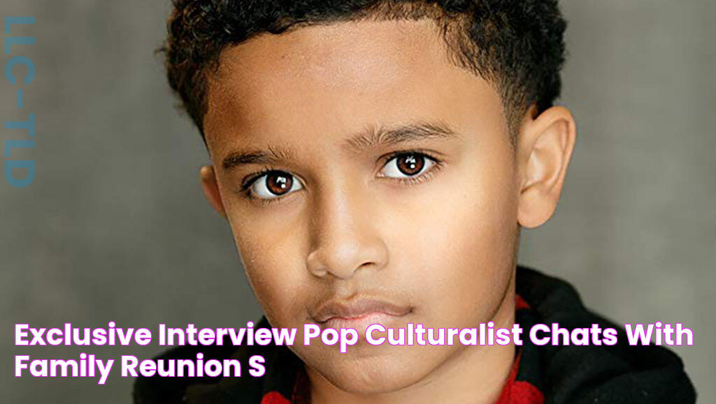 Exclusive Interview Pop Culturalist Chats with Family Reunion's