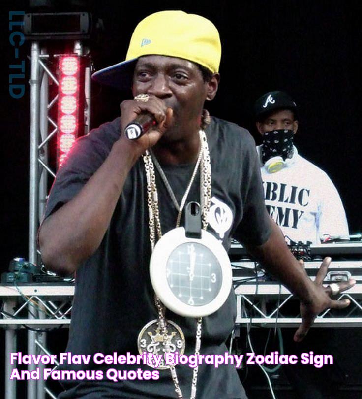 Flavor Flav Celebrity biography, zodiac sign and famous quotes