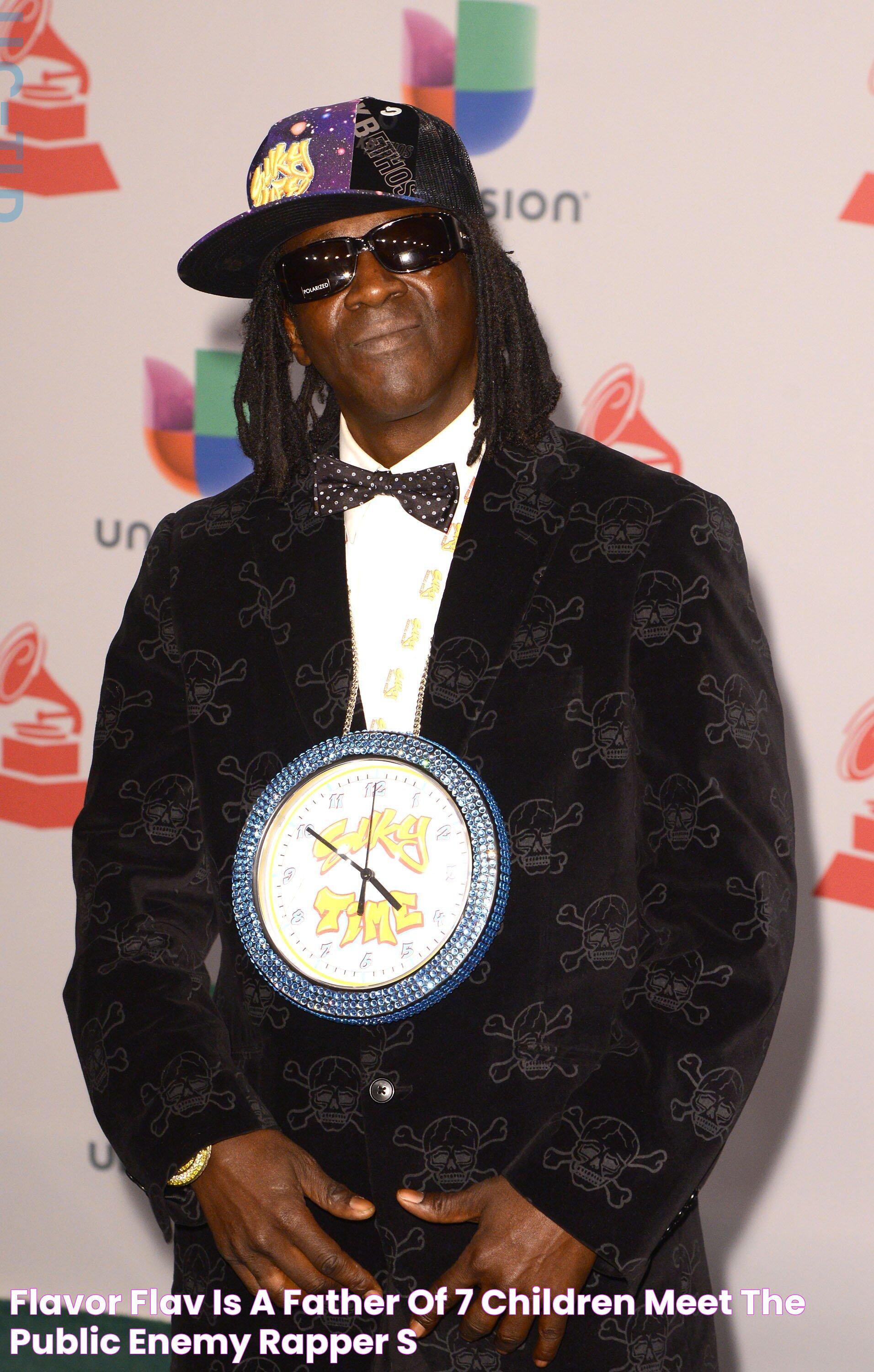 Flavor Flav Is a Father of 7 Children — Meet the Public Enemy Rapper's