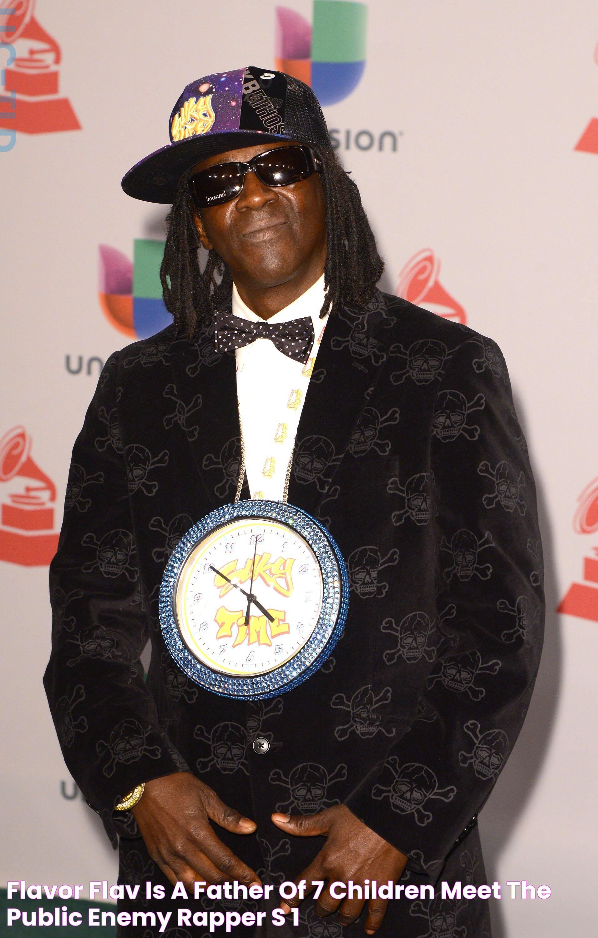 Flavor Flav Is a Father of 7 Children — Meet the Public Enemy Rapper's