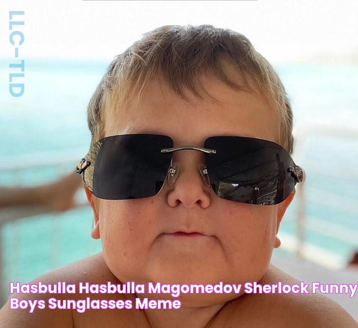 Hasbulla Hasbulla Magomedov Sherlock funny, Boys sunglasses, Meme