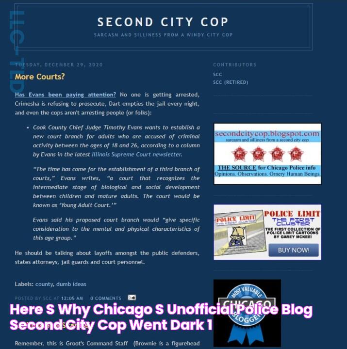 Here’s why Chicago’s unofficial police blog ‘Second City Cop’ went dark