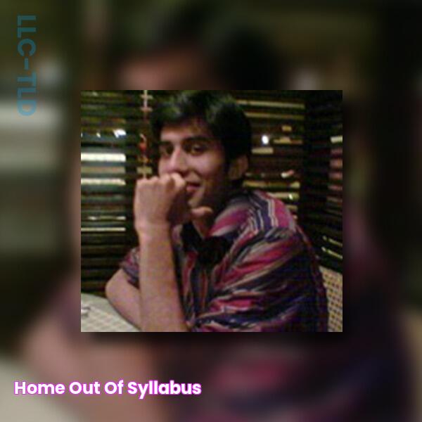 Home Out of Syllabus