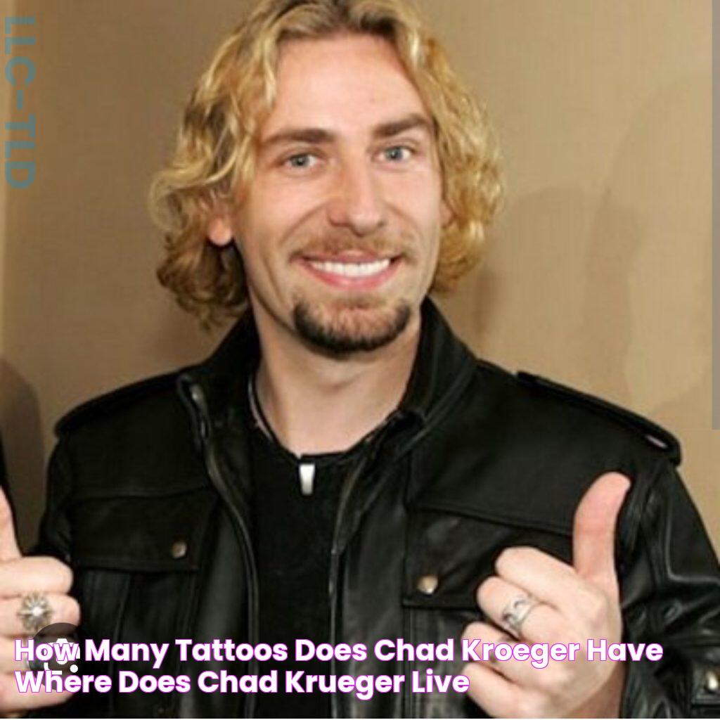 How many tattoos does Chad Kroeger have? Where does Chad Krueger live