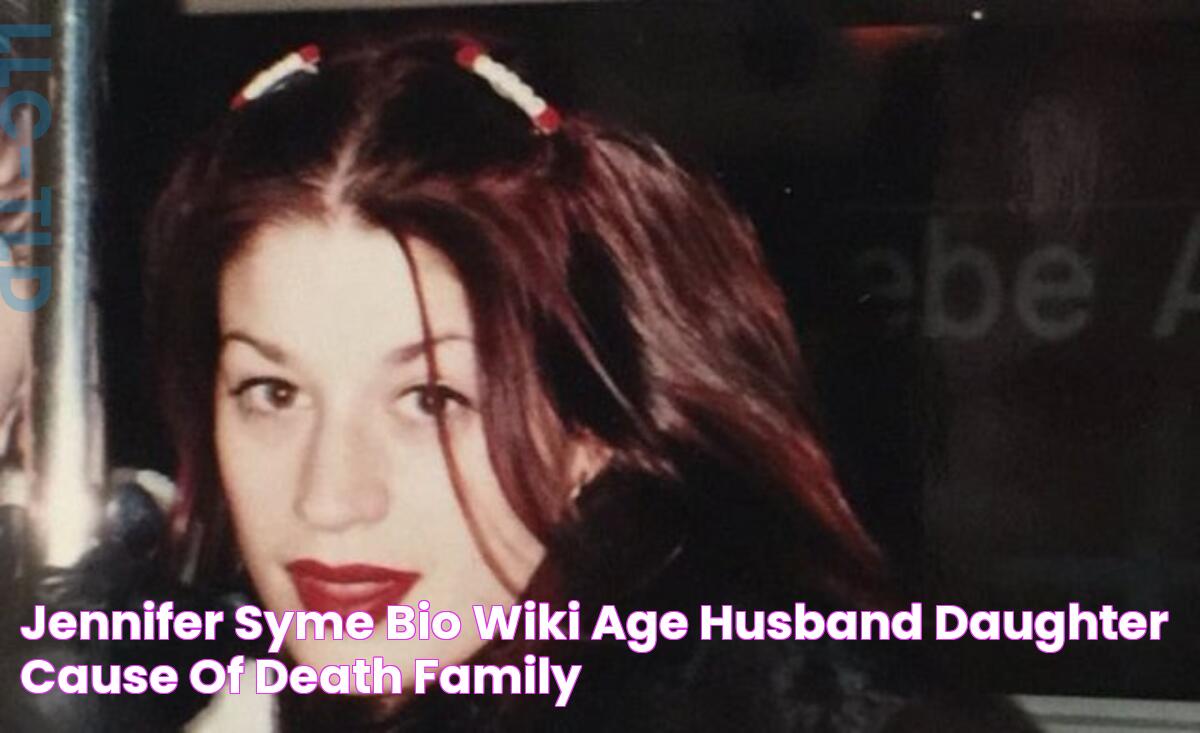 Jennifer Syme Bio, Wiki, Age, Husband, Daughter, Cause of Death, Family