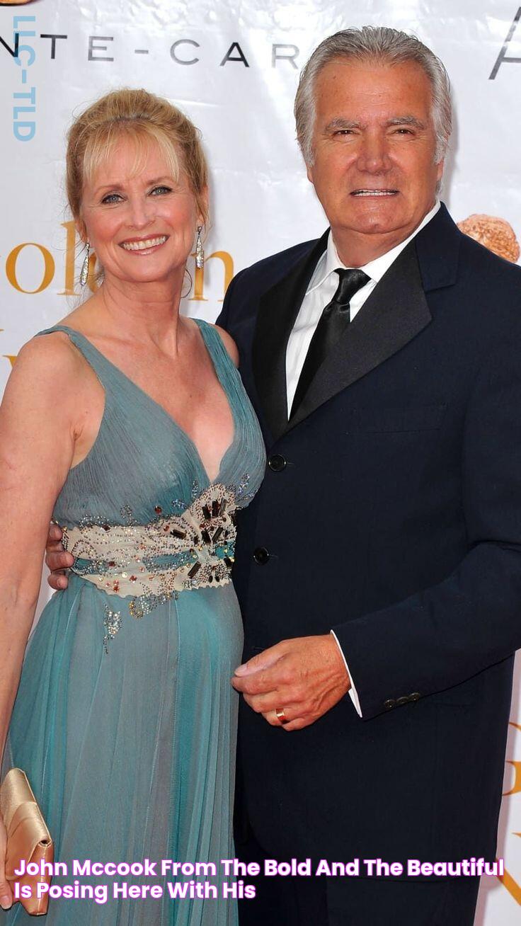 John McCook from The Bold and the Beautiful is posing here with his