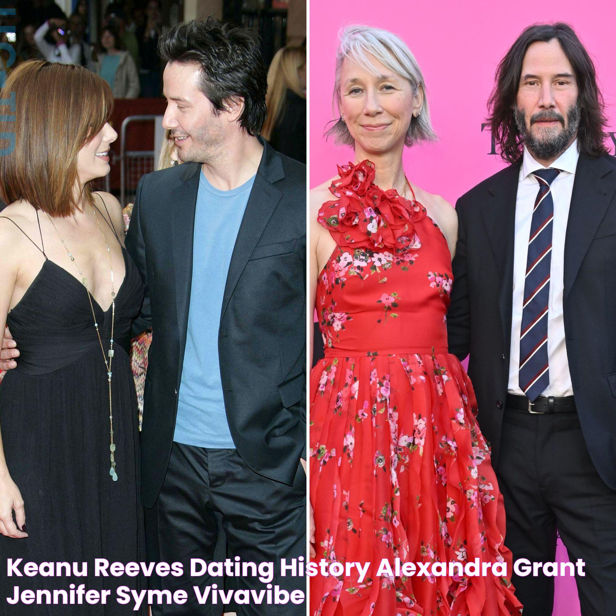 Keanu Reeves' Dating History Alexandra Grant, Jennifer Syme VivaVibe