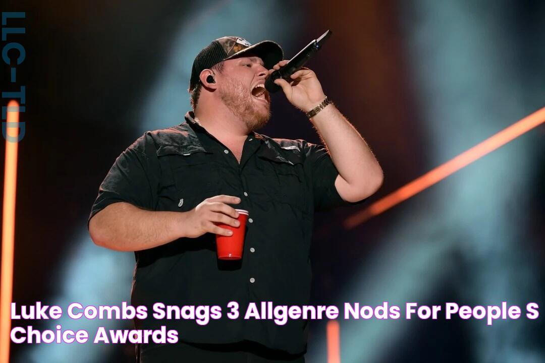 Luke Combs Snags 3 AllGenre Nods for People's Choice Awards