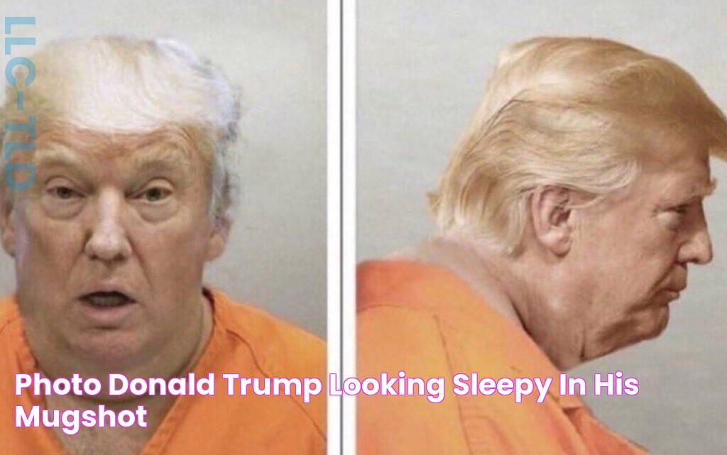 PHOTO Donald Trump Looking Sleepy In His Mugshot