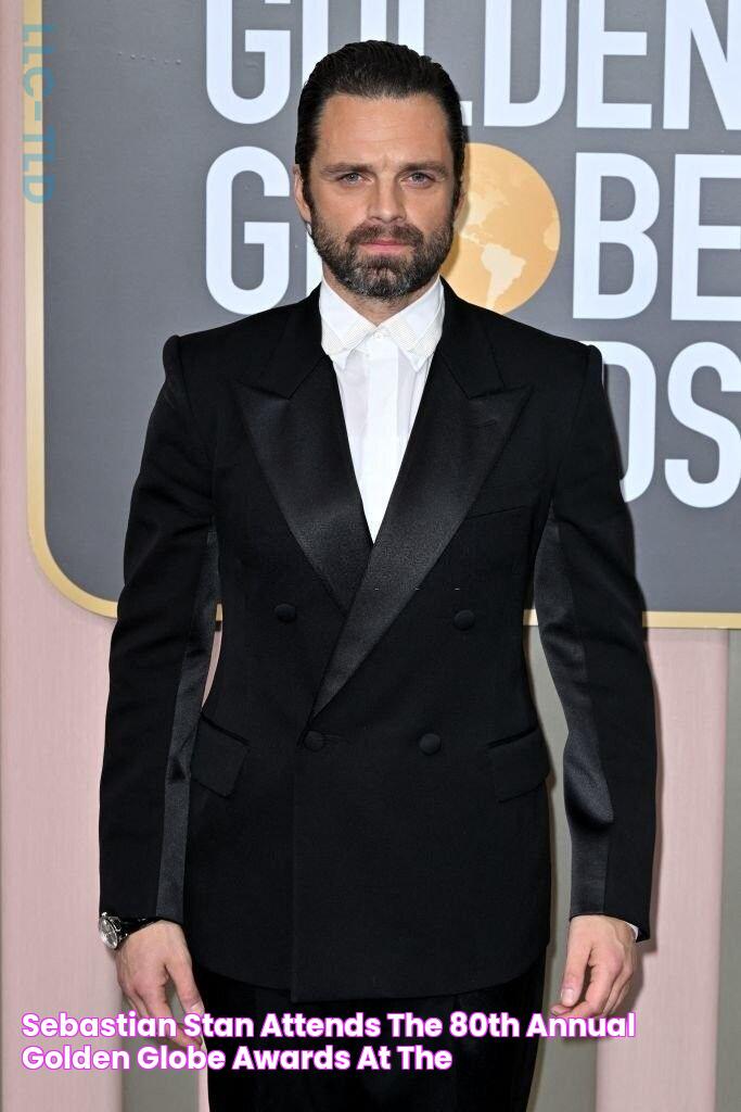 Sebastian Stan attends the 80th Annual Golden Globe Awards at The