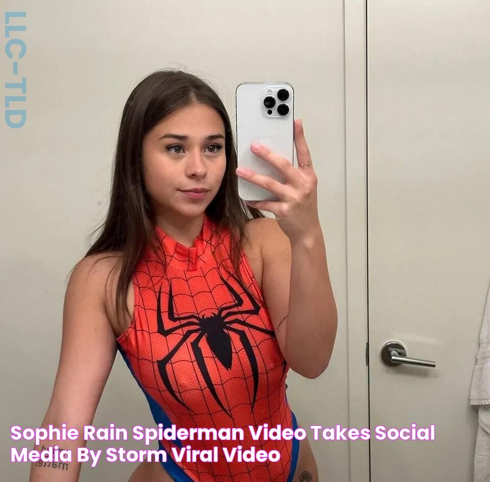 Sophie Rain Spiderman Video Takes Social Media by Storm Viral Video