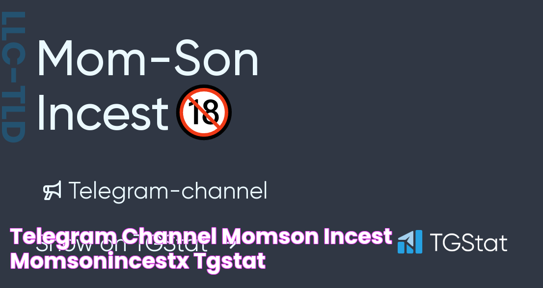 Telegram channel "MomSon Incest🔞" — momsonincestx — TGStat