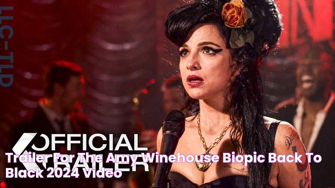 Trailer for the Amy Winehouse Biopic BACK TO BLACK (2024) Video