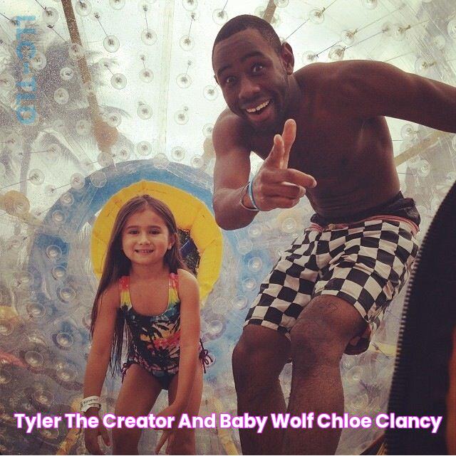 Tyler the Creator and baby wolf Chloe Clancy