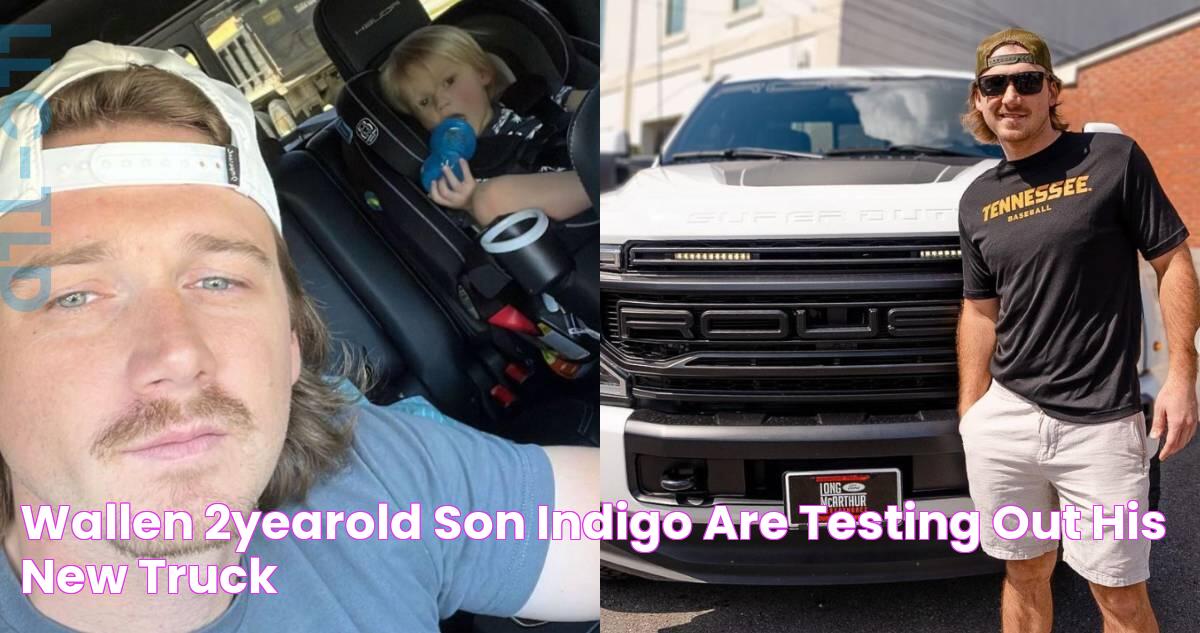 Wallen & 2YearOld Son Indigo Are "Testing Out" His New Truck