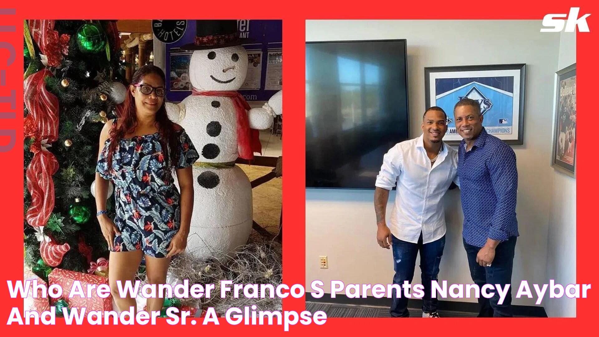 Who are Wander Franco's parents Nancy Aybar and Wander Sr.? A glimpse