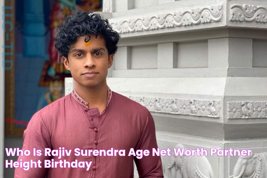 Who is Rajiv Surendra? Age, Net worth, Partner, Height, Birthday