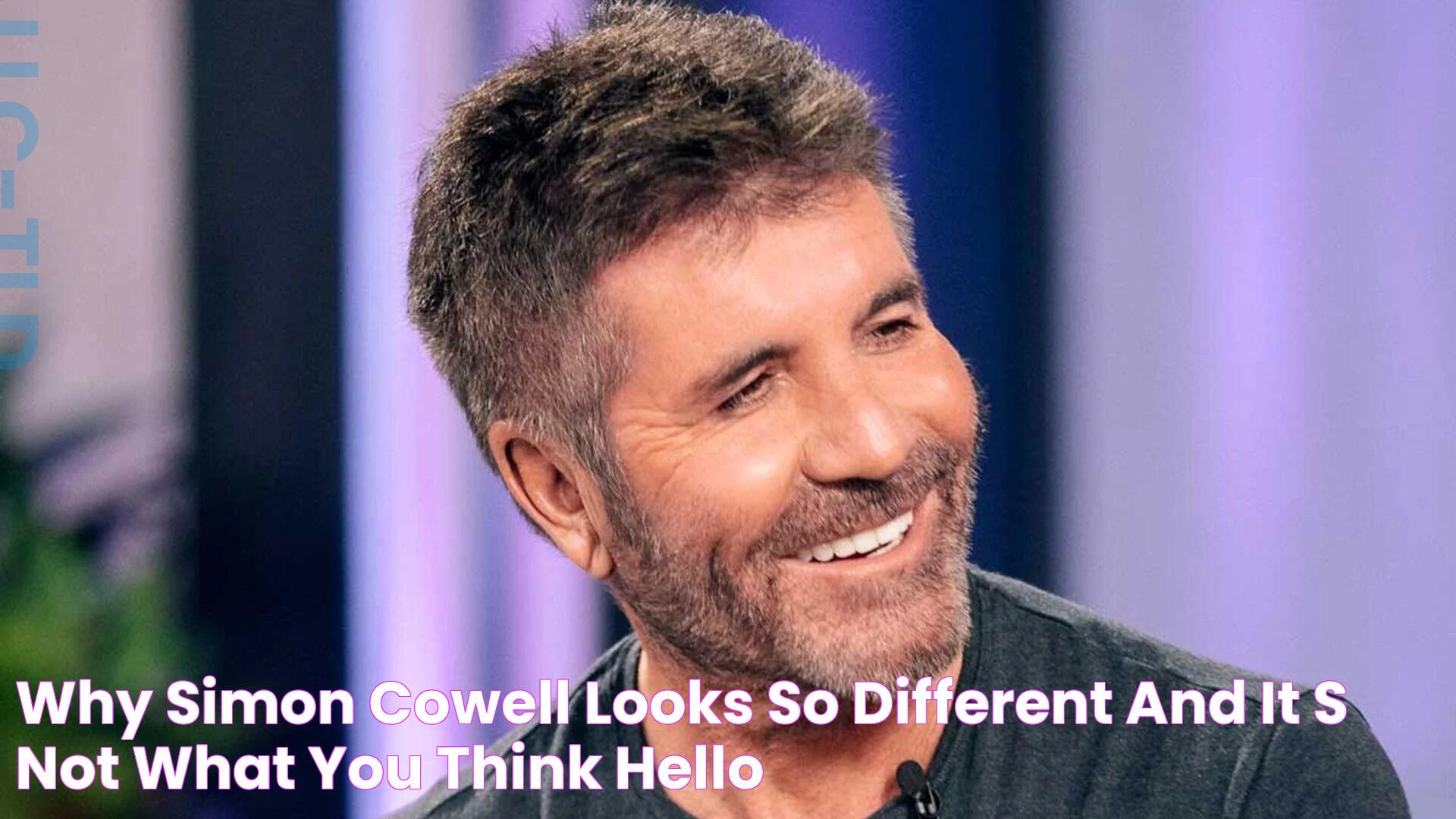 Why Simon Cowell looks so different and it's not what you think HELLO!