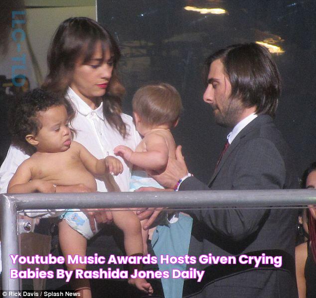 YouTube Music Awards hosts given crying babies by Rashida Jones Daily