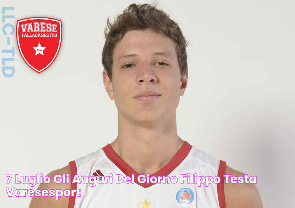 7 luglio Gli auguri del giorno Filippo Testa VareseSport