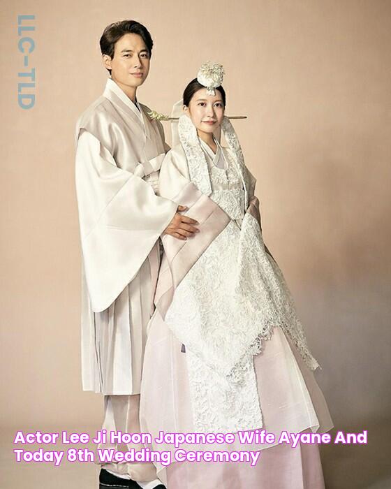 Actor Lee Ji Hoon, Japanese wife Ayane and today (8th) wedding ceremony