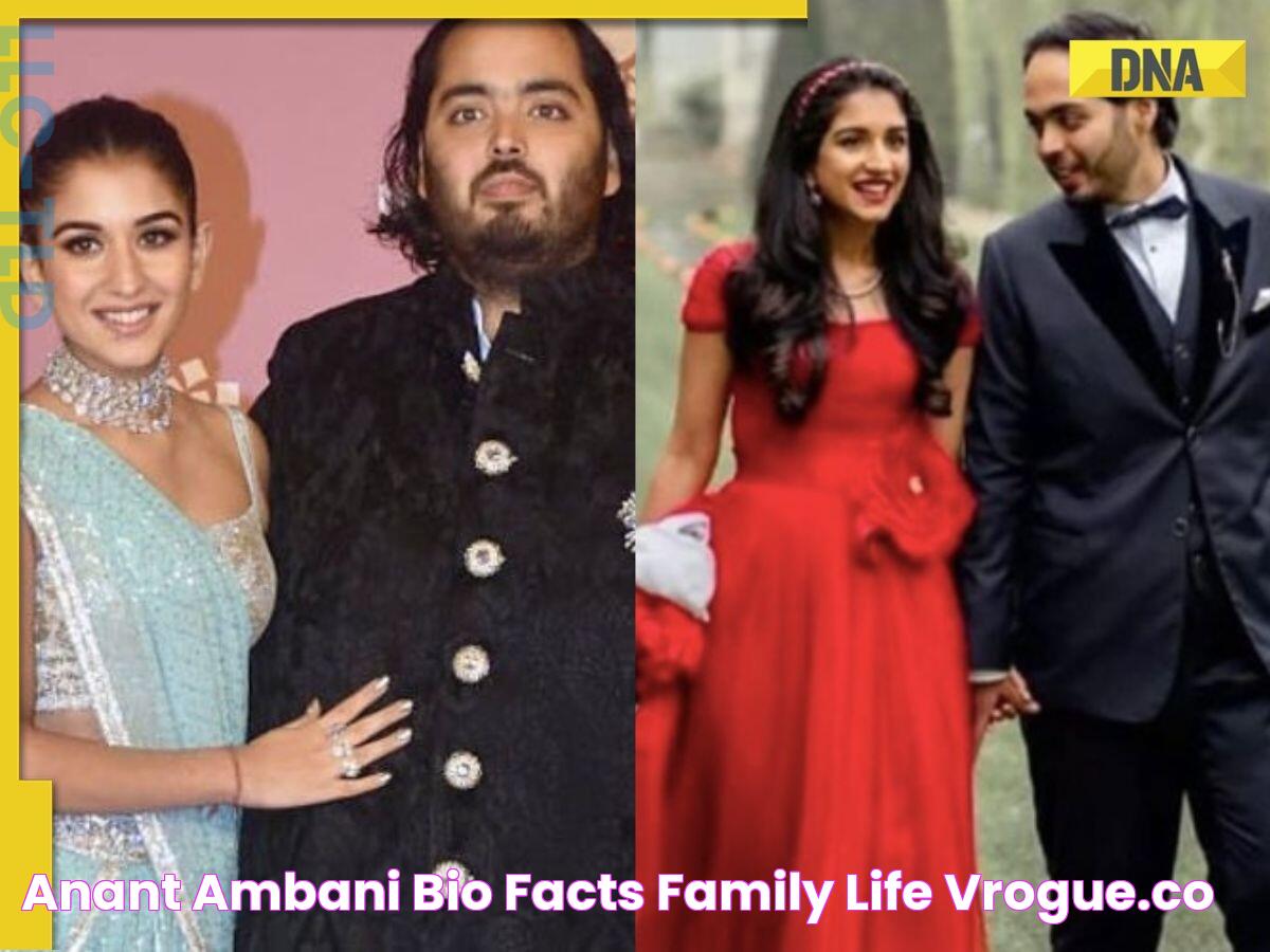 Anant Ambani Bio Facts Family Life vrogue.co