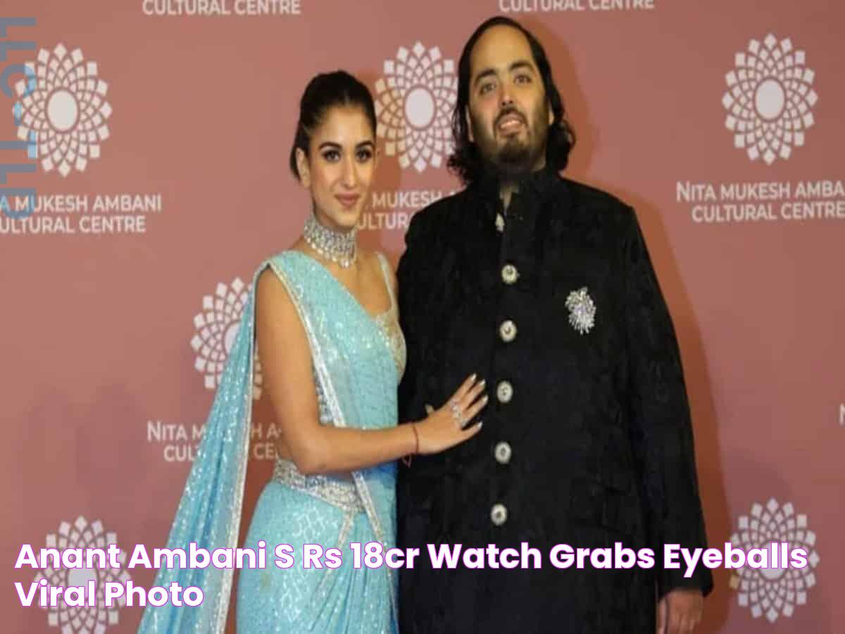 Anant Ambani's Rs 18cr watch grabs eyeballs Viral Photo