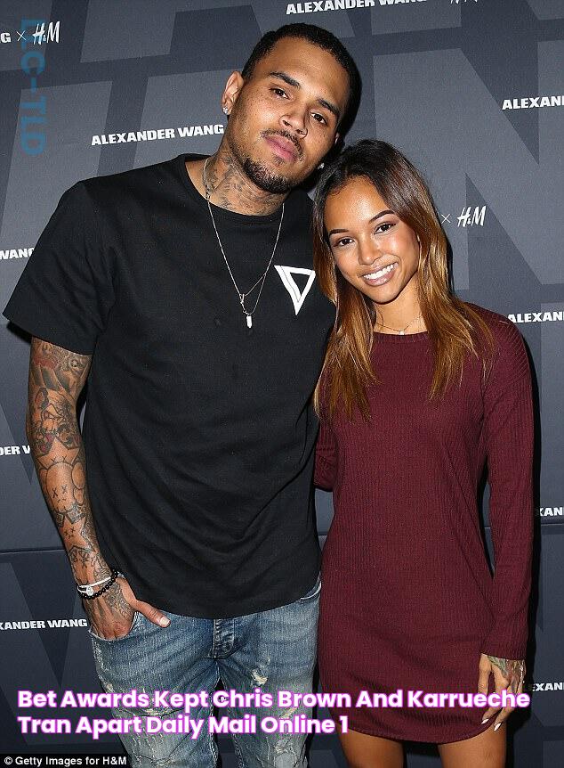 BET Awards kept Chris Brown and Karrueche Tran apart Daily Mail Online