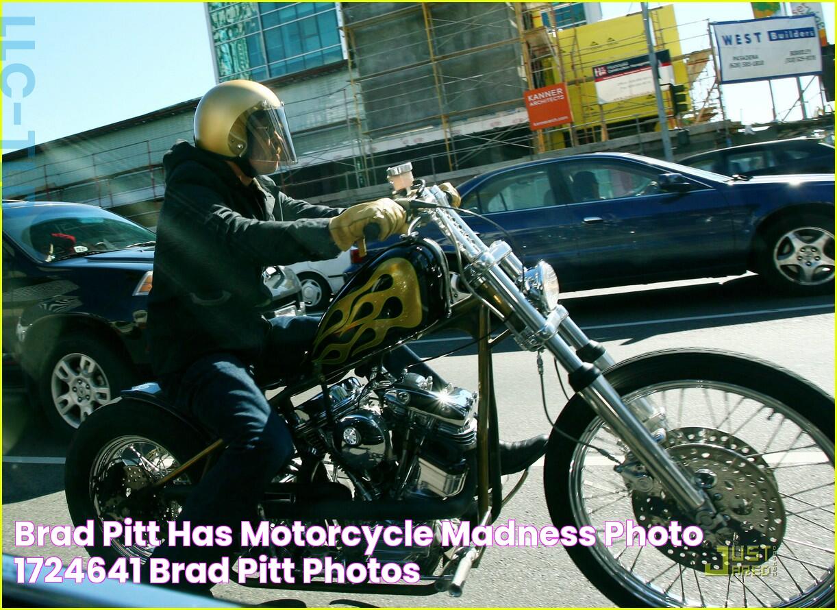 Brad Pitt Has Motorcycle Madness Photo 1724641 Brad Pitt Photos