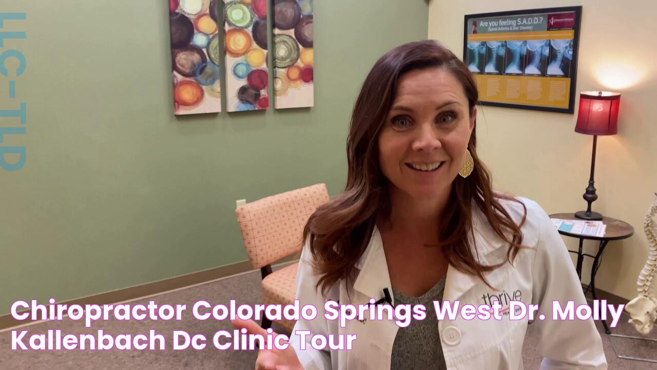 Chiropractor Colorado Springs West Dr. Molly Kallenbach DC Clinic Tour