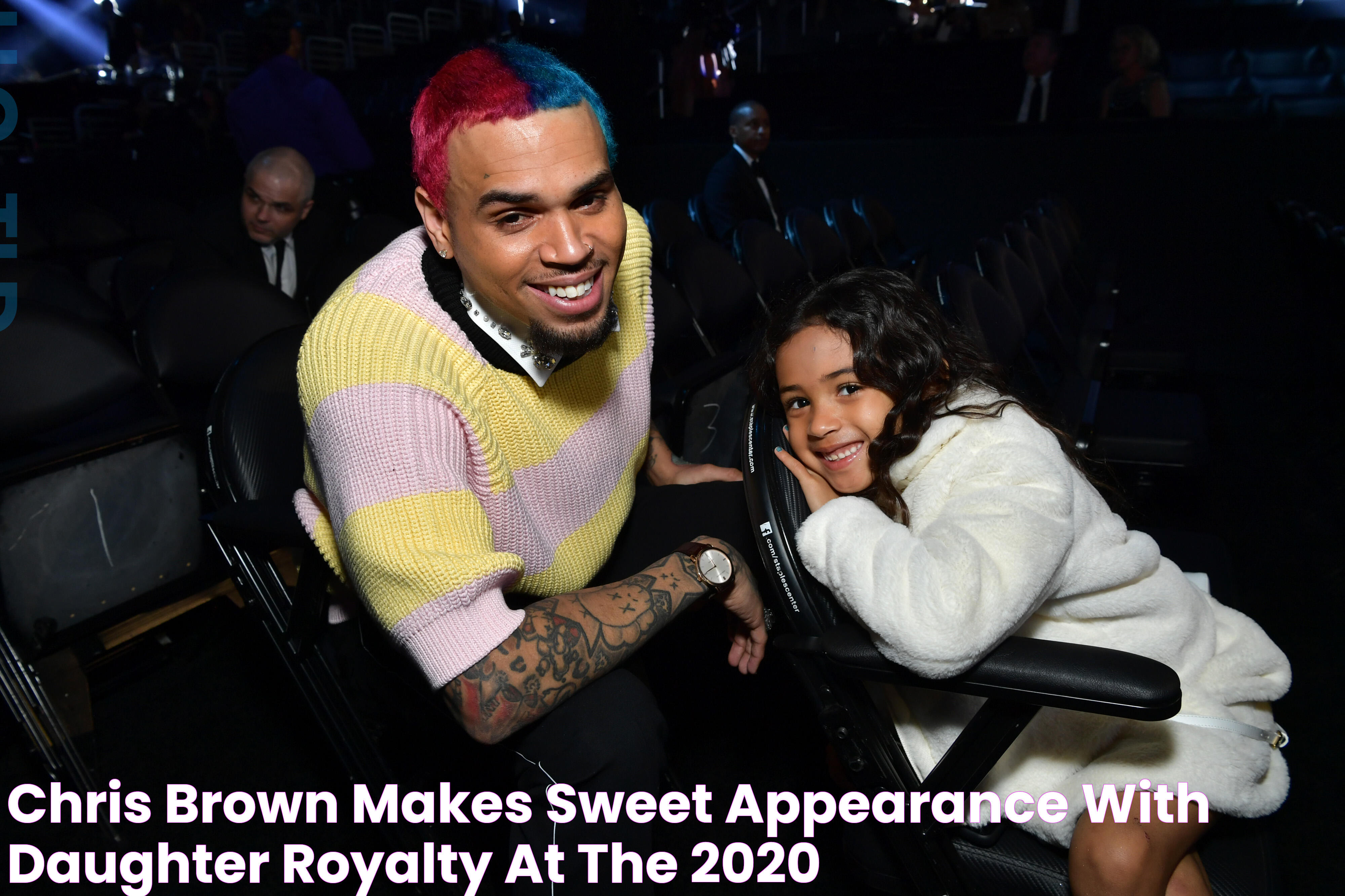 Chris Brown Makes Sweet Appearance With Daughter Royalty At The 2020