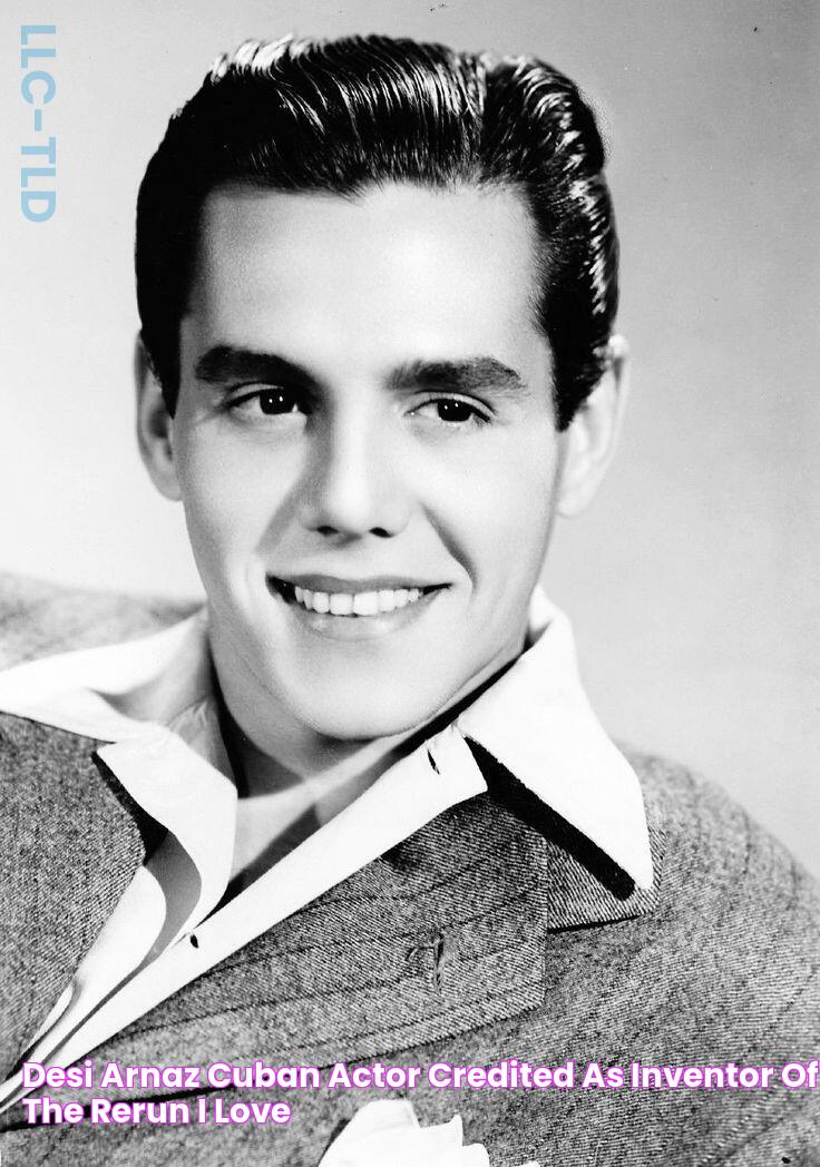 Desi Arnaz, Cuban actor, credited as inventor of the rerun I love