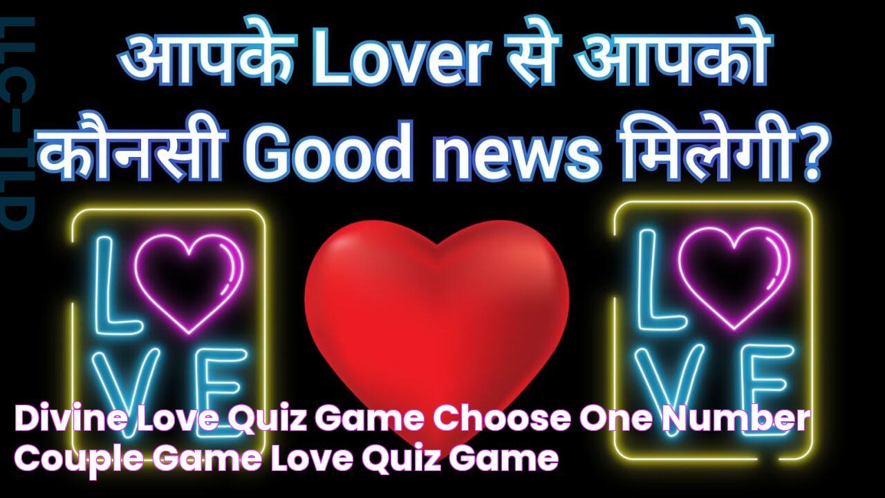 Divine Love Quiz Game।Choose one Number।Couple Game।Love Quiz Game