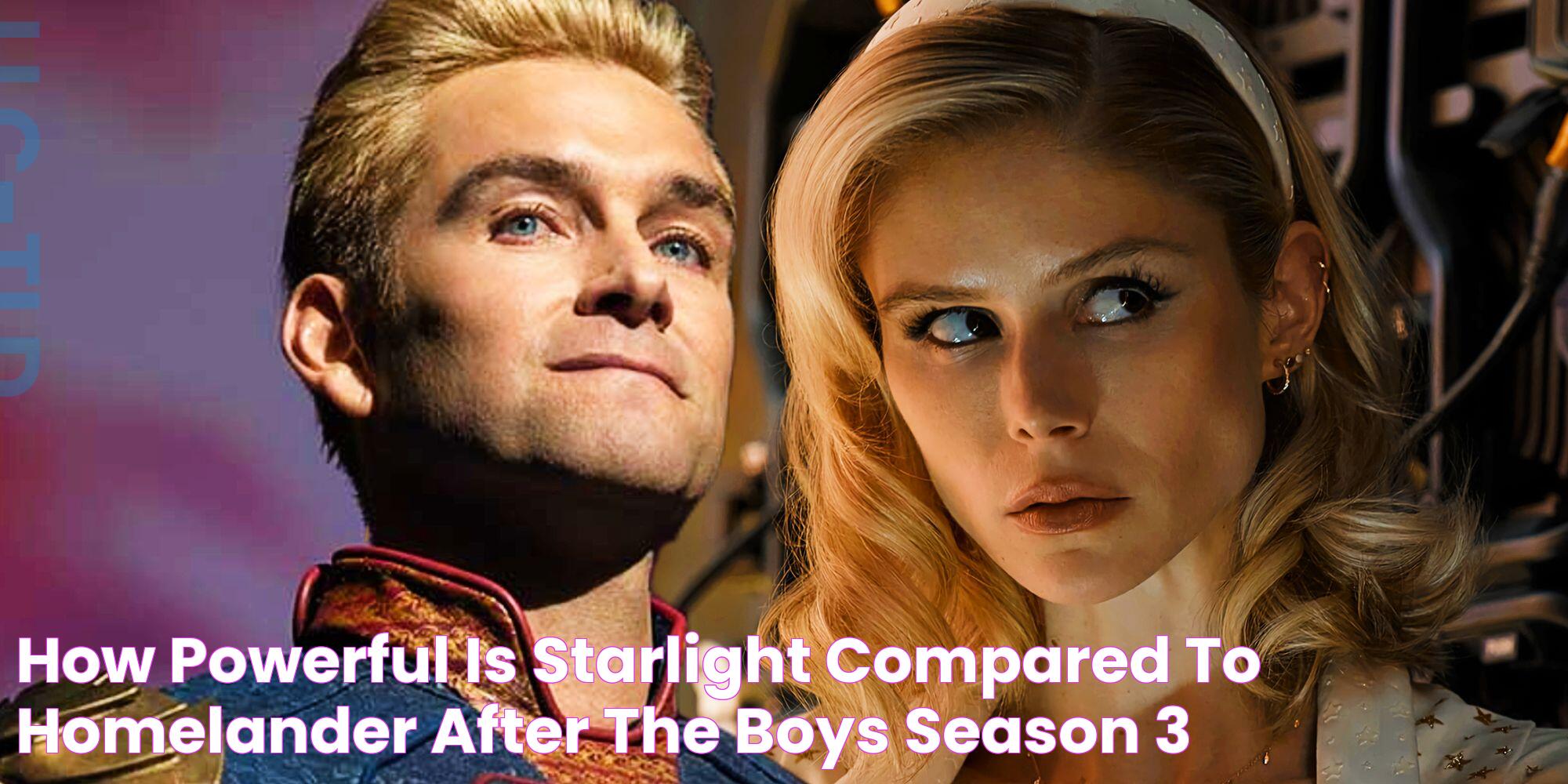 How Powerful Is Starlight Compared To Homelander After The Boys Season 3?