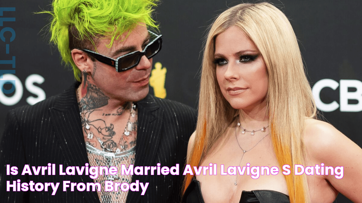 Is Avril Lavigne Married? Avril Lavigne's Dating History from Brody