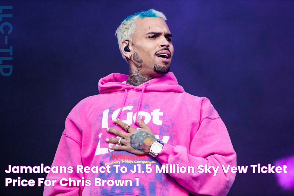 Jamaicans React To J1.5 Million 'Sky Vew' Ticket Price For Chris Brown