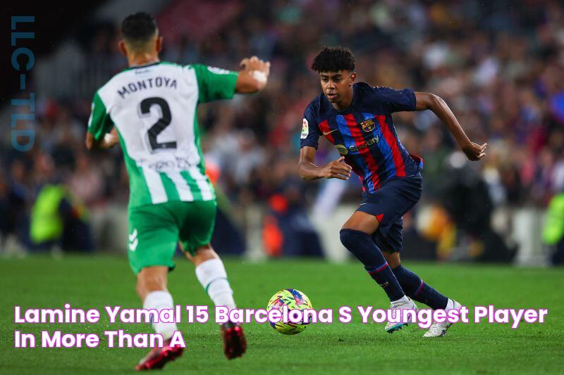 Lamine Yamal, 15, Barcelona's youngest player in more than a