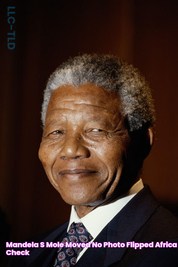 Mandela’s mole moved? No, photo flipped Africa Check