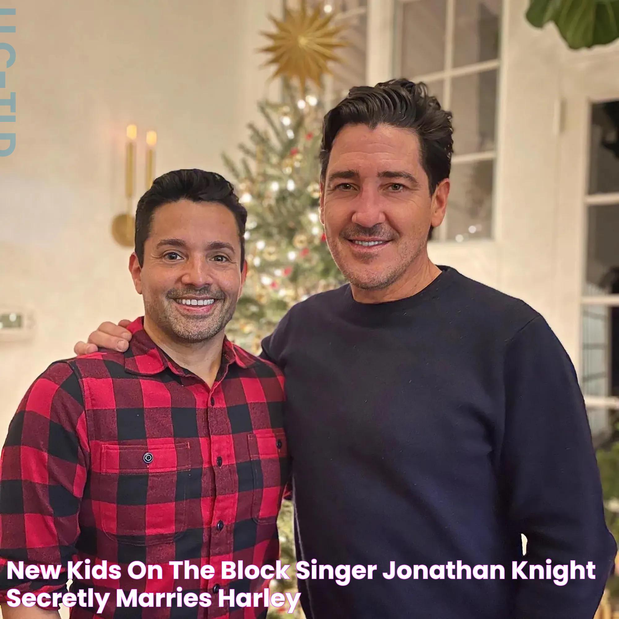 New Kids on the Block Singer Jonathan Knight Secretly Marries Harley