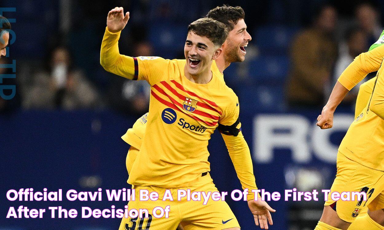 OFFICIAL! Gavi will be a player of the first team after the decision of