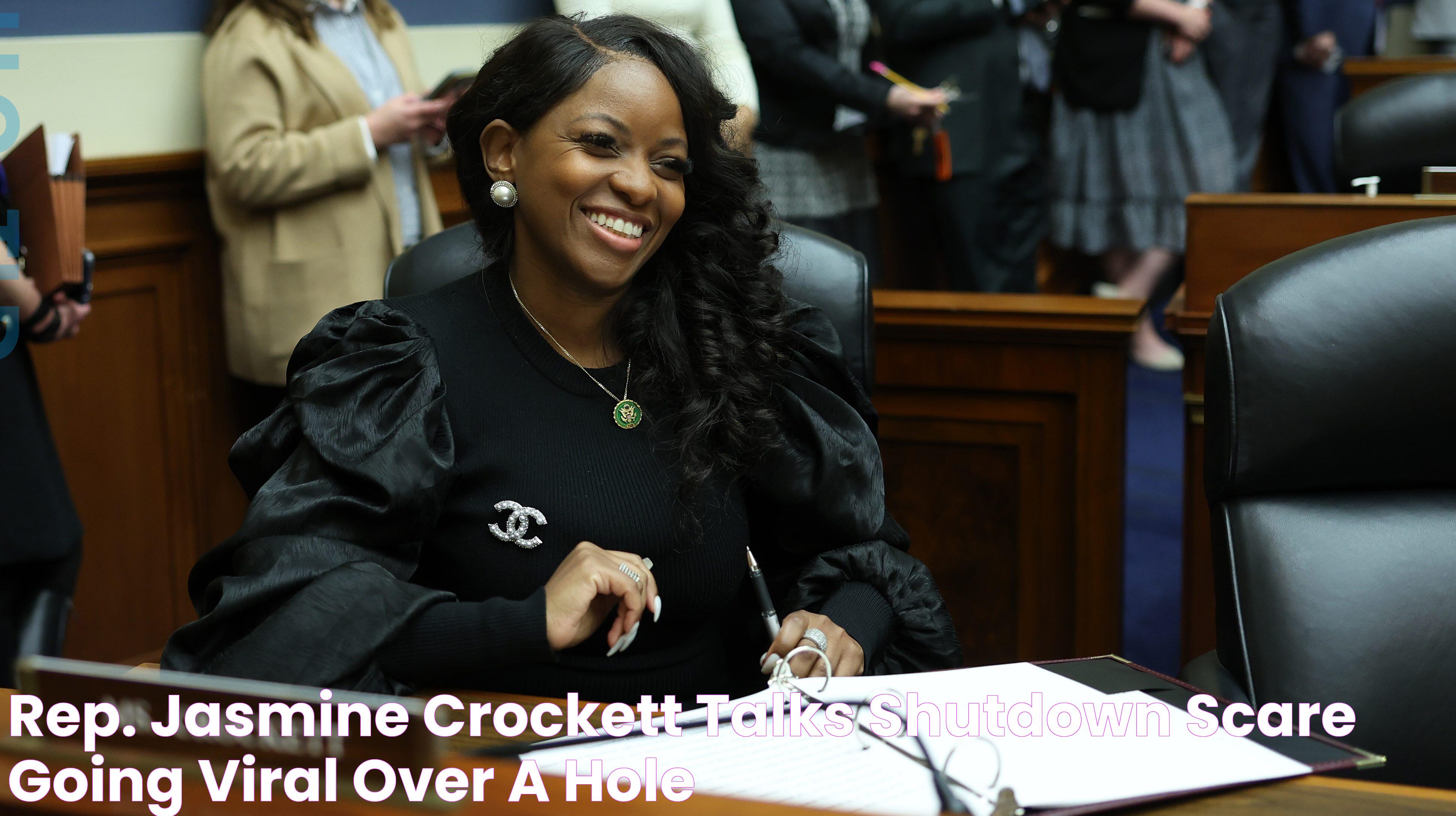 Rep. Jasmine Crockett talks shutdown scare, going viral over 'a—hole