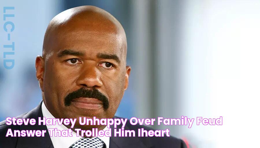 Steve Harvey Unhappy Over 'Family Feud' Answer That Trolled Him iHeart