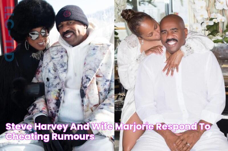 Steve Harvey and wife Marjorie respond to cheating rumours