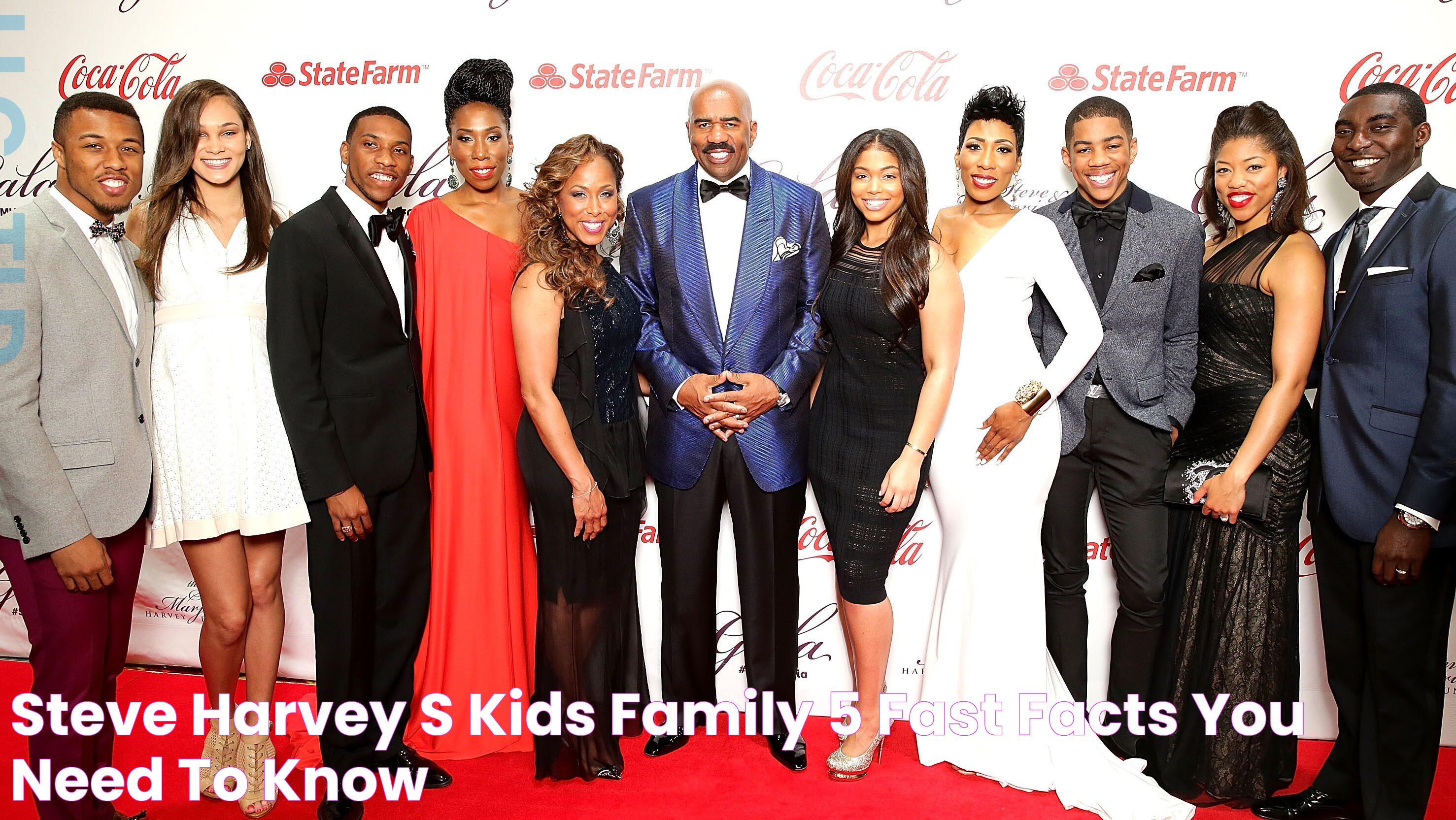 Steve Harvey's Kids & Family 5 Fast Facts You Need to Know